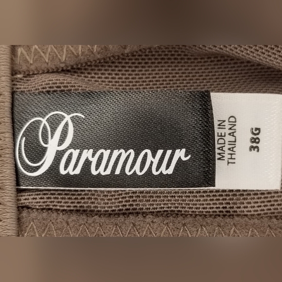 Paramour women's wire bra color brown size 38G - Picture 3 of 4